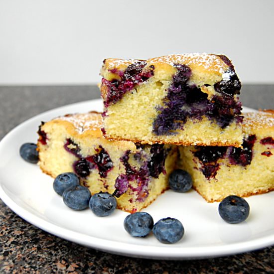 Blueberry Butter Cake - Recipe photo by Bluespoonbakery