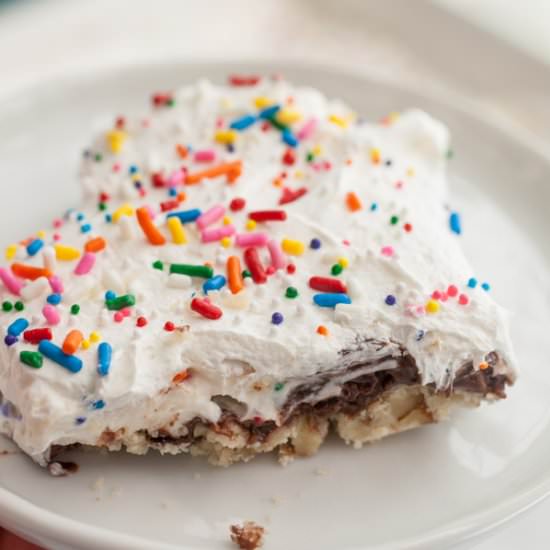 Confetti Pudding Cake - Recipe photo by Macheesmo