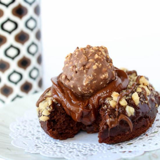 Ferrero Rocher Nutella Donuts - Recipe photo by QueensleeAppetit