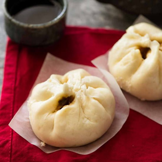 Chinese Steamed Pork Buns - Recipe photo by RecipeTin Eats