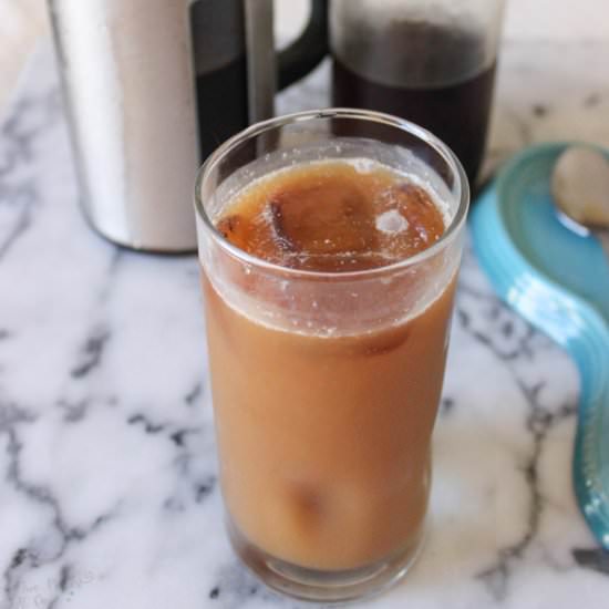 Mint Iced Coffee - Recipe photo by twoplacesatonce