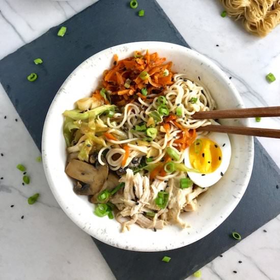 Chicken & Veggie Ramen Noodle Bowl - Recipe photo by TalkingMeals
