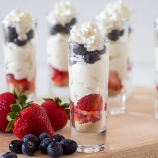 No Bake Cheesecake Parfaits - Recipe photo by anne1456
