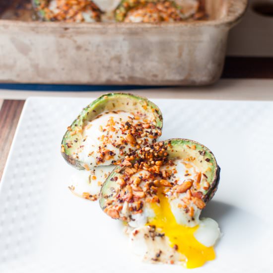 SW Chipotle Baked Avocado Eggs - Recipe photo by rmbrosemer