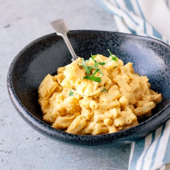 Vegan Sweet Potato Mac ’n Cheese - Recipe photo by myvibrantkitchen