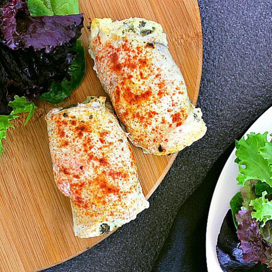 Chicken Pesto Rollup - Recipe photo by mamabearscookbook