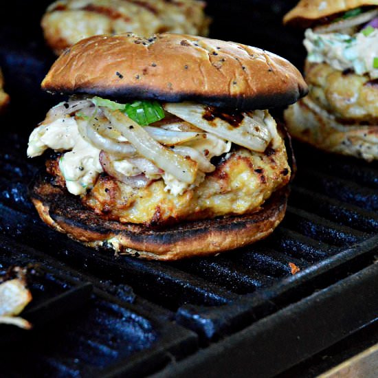 French Onion Chicken Burgers - Recipe photo by thisishowicook