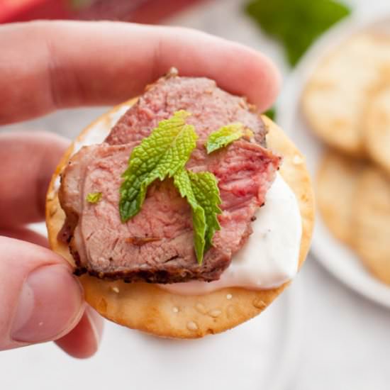 Easy Grilled Lamb Bites - Recipe photo by Macheesmo