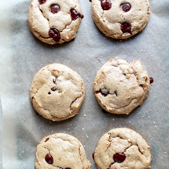 Paleo Chocolate Chip Cookies - Recipe photo by losingitwithmelissa