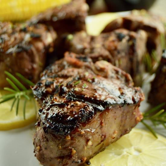 No Fail Grilled Lamb Chops - Recipe photo by West Via Midwest