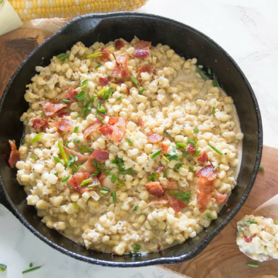 Homestyle Creamed Corn - Recipe photo by Jaxx The Bearded Hiker