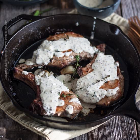 Cast Iron Skillet Pork Chops - Recipe photo by Craft Beering