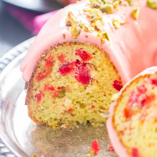 Cherry Pistachio Bread - Recipe photo by thegoldlininggirl