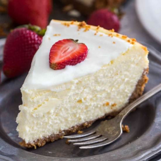 Cheesecake Factory Cheesecake - Recipe photo by peasandpeonies