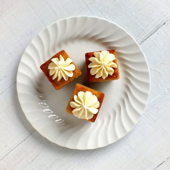 peach mint teacakes - Recipe photo by davebakes