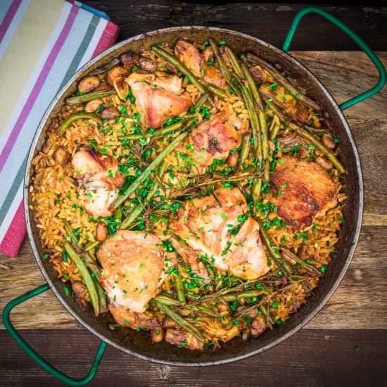 Traditional Paella - Recipe photo by Brian Jones