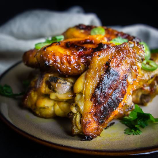 Easy Baked Thai Chicken Wings - Recipe photo by Went Here 8 This