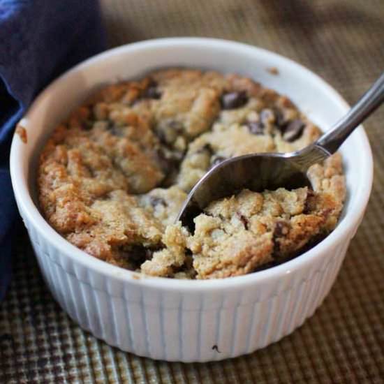 Deep Dish Chocolate Chip Cookie - Recipe photo by One Dish Kitchen