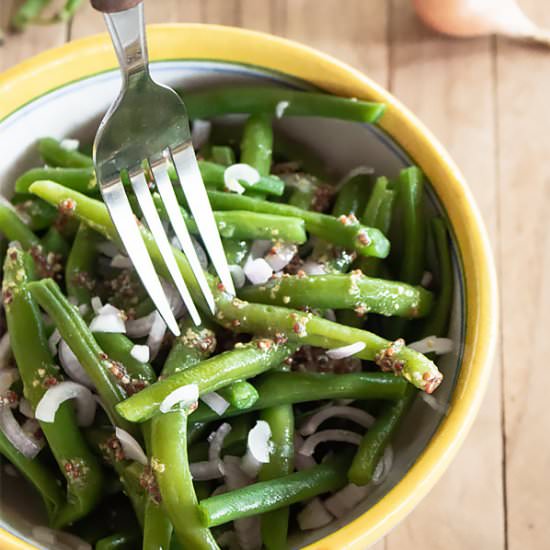 French Green Bean Salad - Recipe photo by MasalaHerb