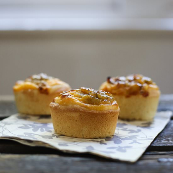 Gooseberry Custard Friands - Recipe photo by fromthelarder