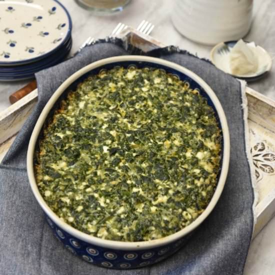 Crustless Spinach Quiche - Recipe photo by culturedpalate