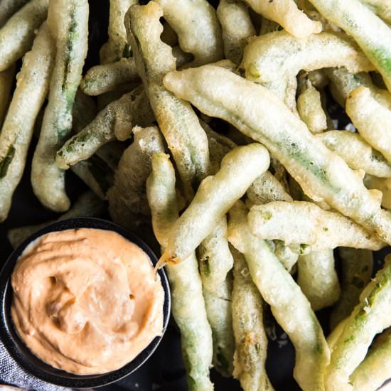 Green Bean Tempura - Recipe photo by themodernproper