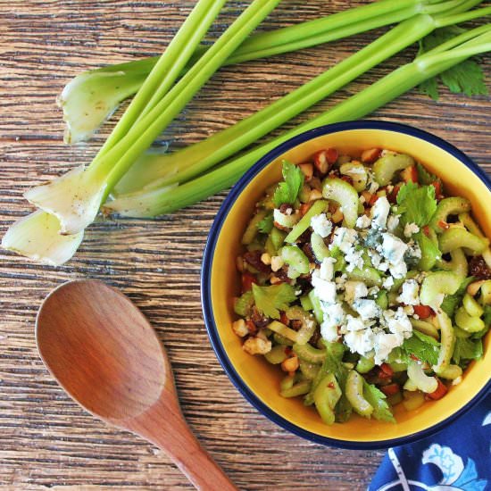 Celery Salad with Dates - Recipe photo by TwoBitTart