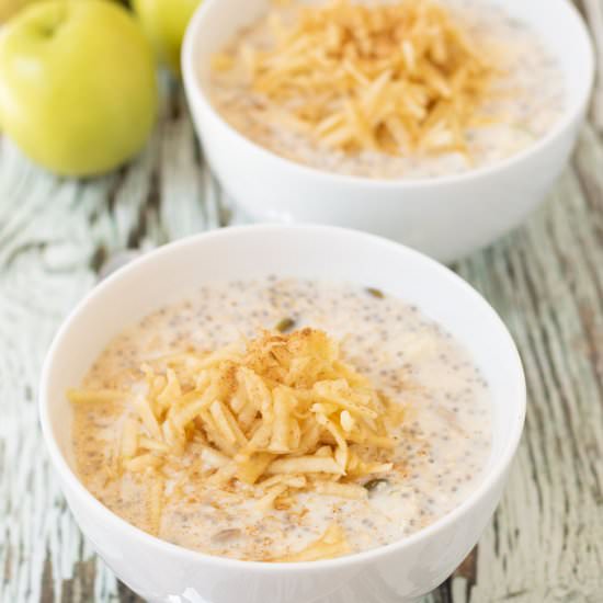 Apple and Pear Bircher Muesli - Recipe photo by neilshealthymeals
