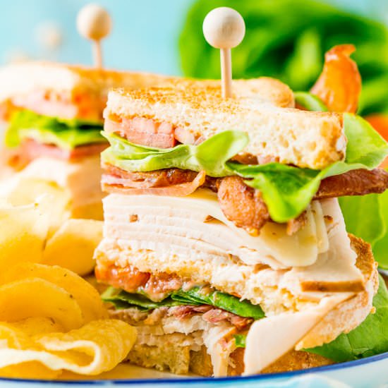 Club Sandwich - Recipe photo by fickrj5