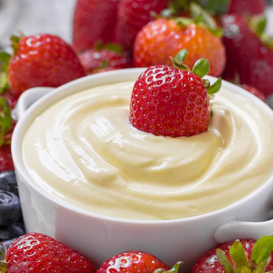 Cream Cheese Fruit Dip - Recipe photo by Eatwell 101