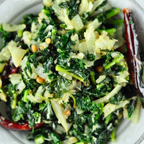 KALE SIDE - Recipe photo by Antonet