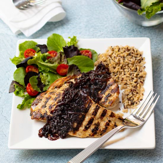 Lemon Mustard Grilled Chicken - Recipe photo by seasonedkitchen