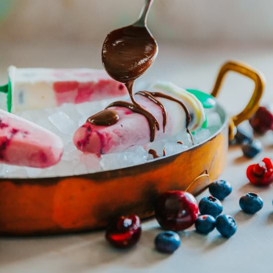 Red, White, and Blue Cherry Pops - Recipe photo by ayokitchen