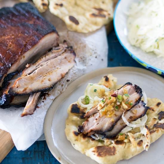 BBQ Smoked Pork Belly - Recipe photo by Belly Rumbles