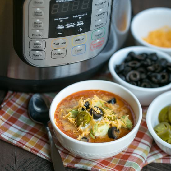 Instant Pot Low Carb Taco Soup - Recipe photo by littlebitrecipes