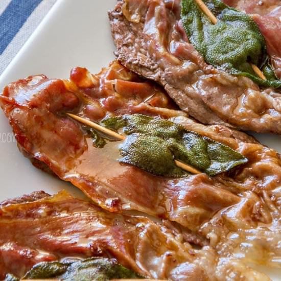 Veal Saltimbocca Alla Romana - Recipe photo by ItalianRecipeBook