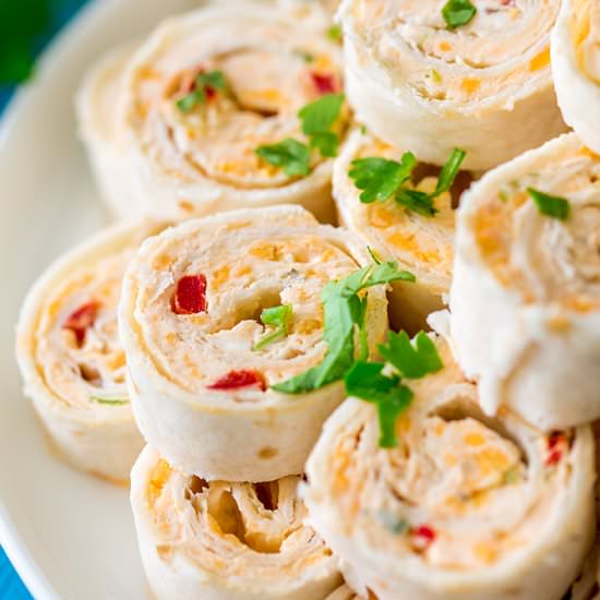 Vegetarian Mexican Pinwheels - Recipe photo by sprinkles and sprouts