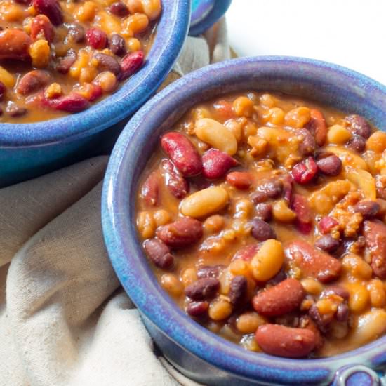 Slow Cooker Baked Beans - Recipe photo by thereciperevival