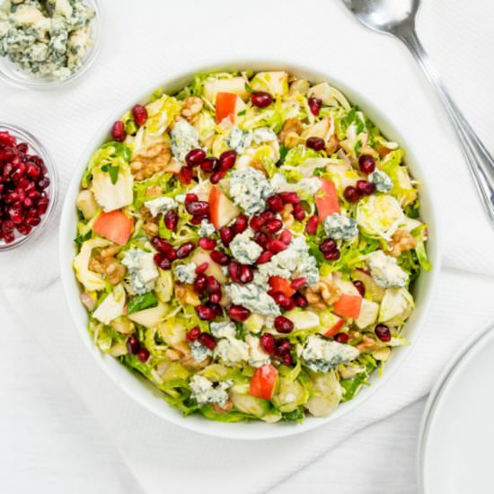 Shredded Brussels sprouts salad - Recipe photo by thanksgiving