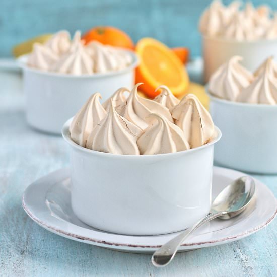 Chocolate orange meringue pies - Recipe photo by vanillafrost4