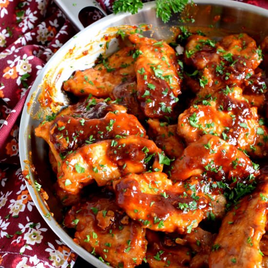 Peking Pork Chops - Recipe photo by byronethomas