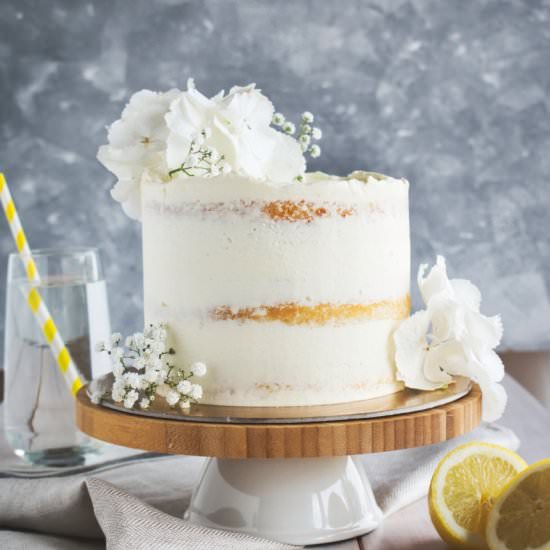Lemon Elderflower Cake - Recipe photo by anasbakingchronicles