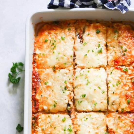 Low-Carb Eggplant Lasagna - Recipe photo by PrimaveraKitchen