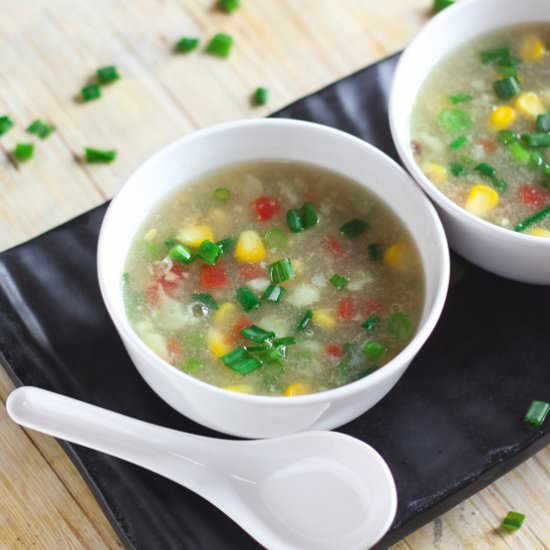Sweet Corn Soup - Recipe photo by Mintsrecipes