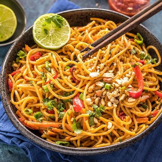 Instant Pot Thai Peanut Noodles - Recipe photo by cookwithmanali