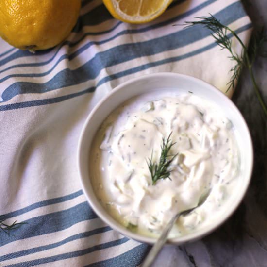 Homemade Tzatziki Sauce - Recipe photo by suebeehomemaker