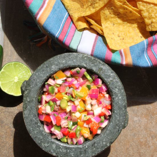 Fiery Mango-Habanero Salsa - Recipe photo by Flipped-Out Food