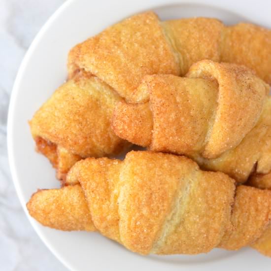 Churro Crescent Rolls - Recipe photo by atasteofmadness
