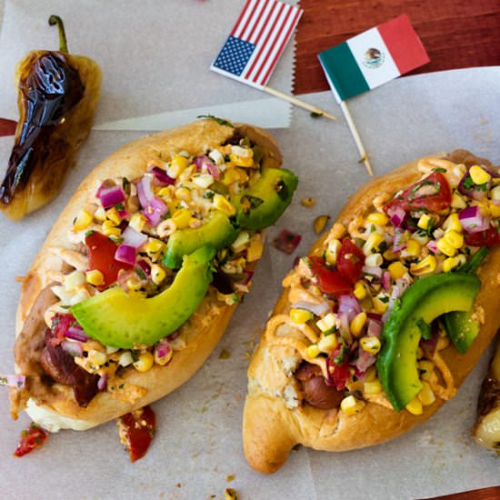 Sonoran Hot Dogs - Recipe photo by makeeverybodyfat