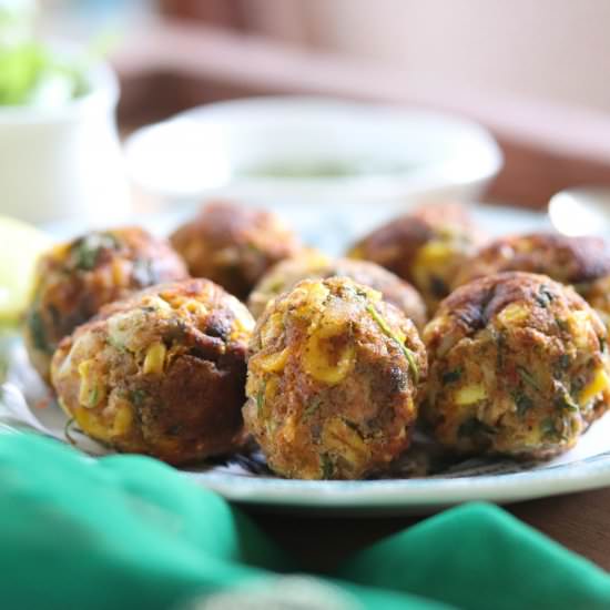 Broccoli Corn Balls - Recipe photo by Masalachilli
